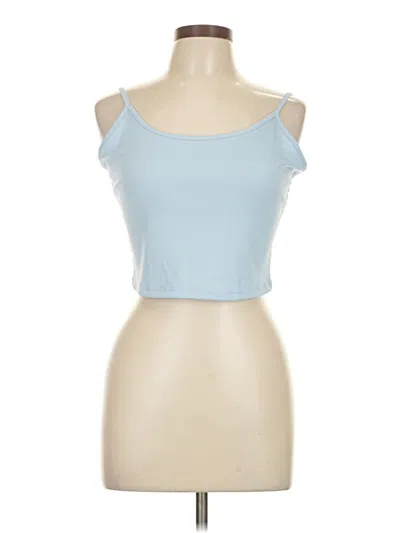 Pre-owned Yozy Sleeveless Top Blue Sweetheart Neckline Tops
