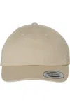 Yp Classics Eco-washed Dad Cap In Beige