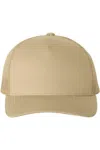 Yp Classics Five-panel Retro Trucker Cap In Brown