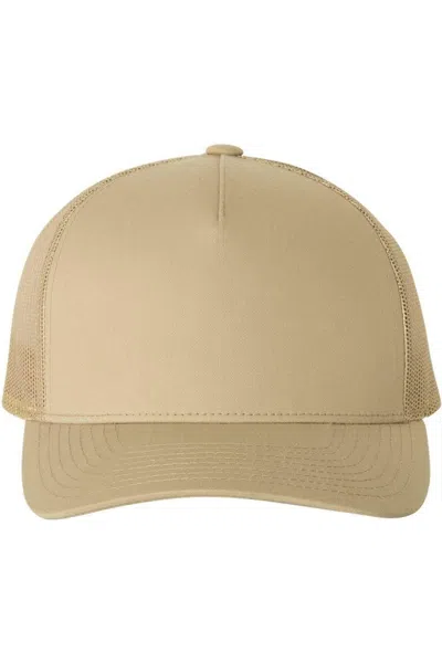 Yp Classics Five-panel Retro Trucker Cap In Brown