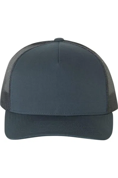 Yp Classics Five-panel Retro Trucker Cap In Black