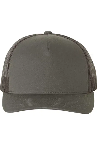 Yp Classics Five-panel Retro Trucker Cap In Black