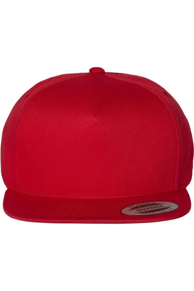 Yp Classics Flat Bill Cap In Orange