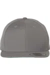 Yp Classics Flat Bill Snapback Cap In Silver