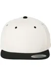 Yp Classics Flat Bill Snapback Cap In White