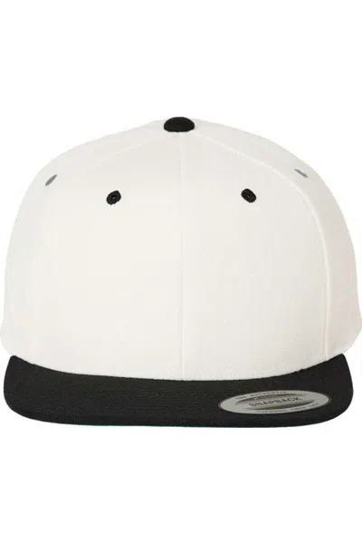 Yp Classics Flat Bill Snapback Cap In White
