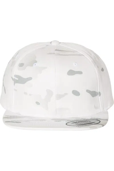 Yp Classics Flat Bill Snapback Cap In White