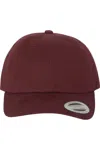 Yp Classics Peached Twill Dad´s Cap In Red