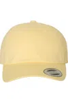 Yp Classics Peached Twill Dad´s Cap In Yellow