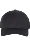 Yp Classics Premium Curved Visor Snapback Cap In Black