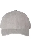 Yp Classics Premium Curved Visor Snapback Cap In Grey