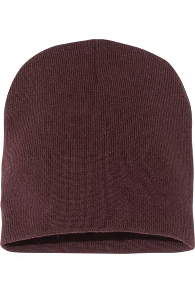 Yp Classics Short Beanie In Brown