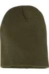 Yp Classics Short Beanie In Green