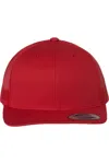 Yp Classics Six-panel Retro Trucker Cap In Red