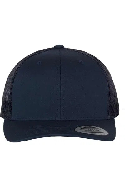 Yp Classics Six-panel Retro Trucker Cap In Black