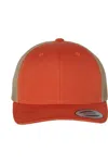 Yp Classics Six-panel Retro Trucker Cap In Red