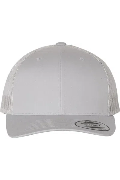 Yp Classics Six-panel Retro Trucker Cap In White