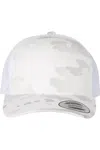 Yp Classics Six-panel Retro Trucker Cap In White