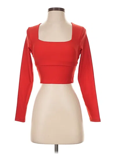 Pre-owned Ypb 3/4 Sleeve T-shirt In Red