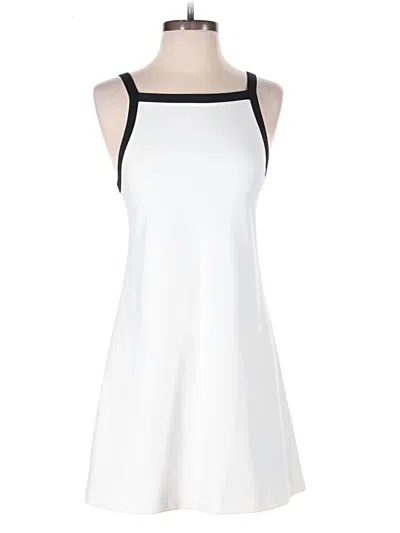 Pre-owned Ypb Casual Dress In White