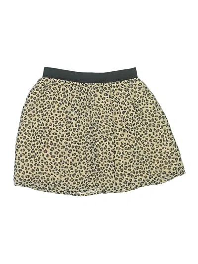 Pre-owned Ypb Casual Skirt In Gold