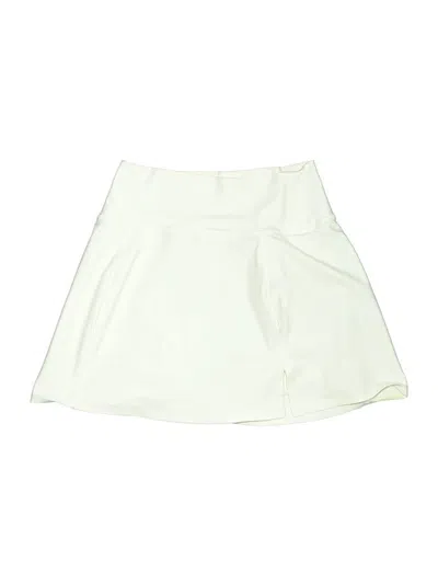 Pre-owned Ypb Casual Skirt In White