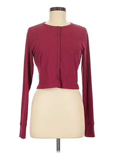 Pre-owned Ypb Long Sleeve T-shirt In Burgundy