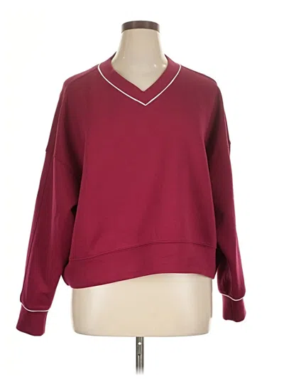 Pre-owned Ypb Pullover Sweater In Burgundy