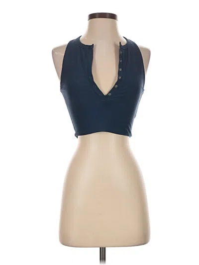 Pre-owned Ypb Sleeveless Blouse In Blue