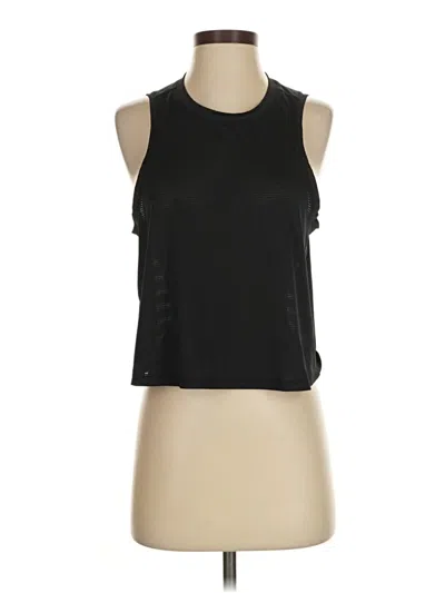Pre-owned Ypb Tank Top Black Halter Neckline Tops
