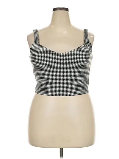 Pre-owned Ypb Tank Top Black Square Neckline Tops