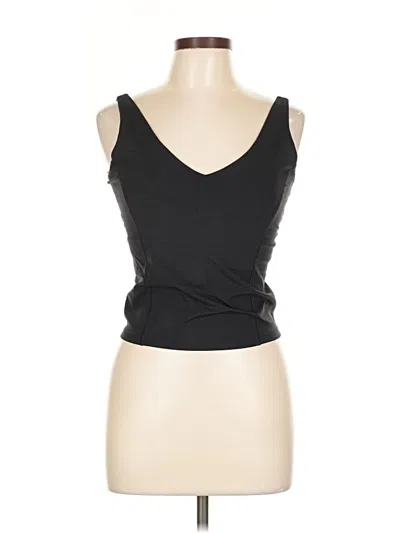 Pre-owned Ypb Tank Top Black Strapless Neckline Tops