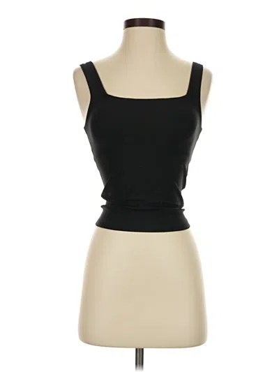 Pre-owned Ypb Tank Top Black Strapless Neckline Tops
