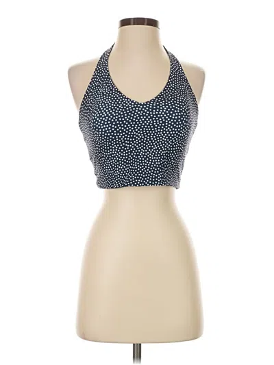 Pre-owned Ypb Tank Top Blue Halter Neckline Tops
