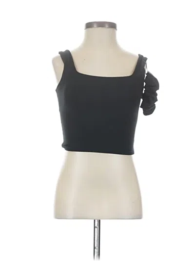 Pre-owned Ypb Tube Top Black Strapless Neckline Tops
