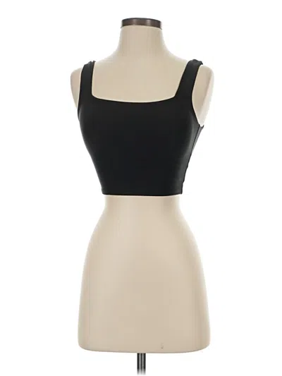 Pre-owned Ypb Tube Top Black Strapless Neckline Tops