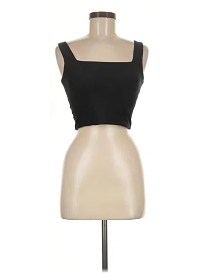 Pre-owned Ypb Tube Top Black Strapless Neckline Tops