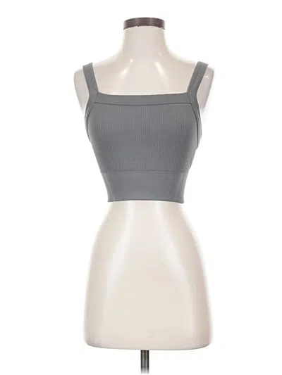 Pre-owned Ypb Tube Top Gray Strapless Neckline Tops