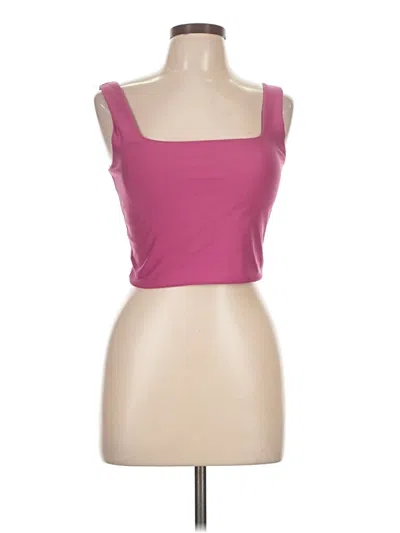 Pre-owned Ypb Tube Top Pink Strapless Neckline Tops