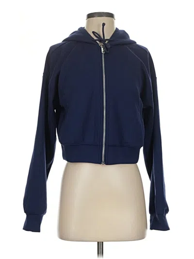 Pre-owned Ypb Zip Up Hoodie In Blue