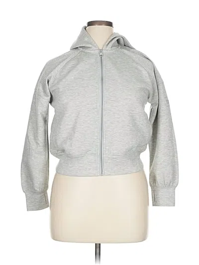 Pre-owned Ypb Zip Up Hoodie In Silver