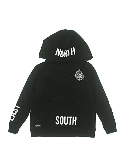 Pre-owned Yporqué Kids' Pullover Hoodie In Black