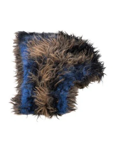 Pre-owned Y/project Alpaca Trapper Hat W/tags In Blue