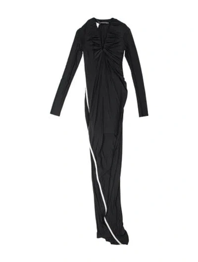 Pre-owned Y/project Asymmetrical Long Dress In Blue