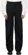 Y/project Black Banana Trousers In Black