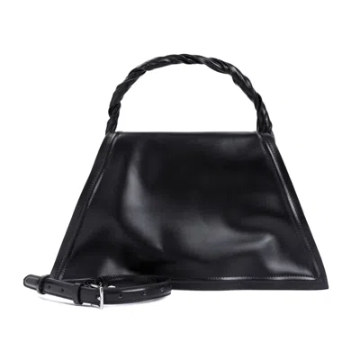 Y/project Black Leather Handbag