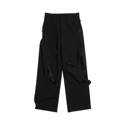 Pre-owned Y/project Button Panel Pants 'black'