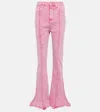 Y/project Classic Trumpet Flared Jeans In Pink