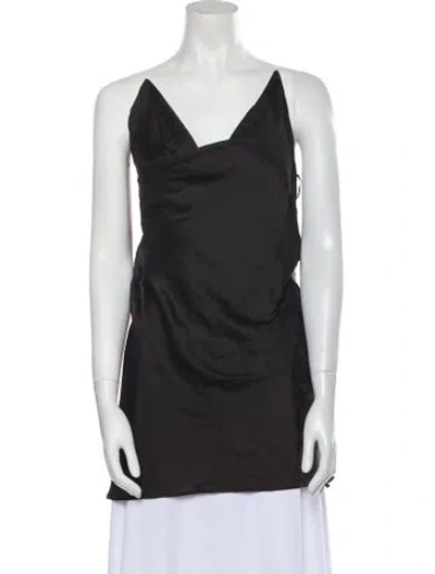 Pre-owned Y/project Cowl Neck Sleeveless Top W/ Tags In Gray