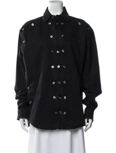 Pre-owned Y/project Denim Jacket In Black